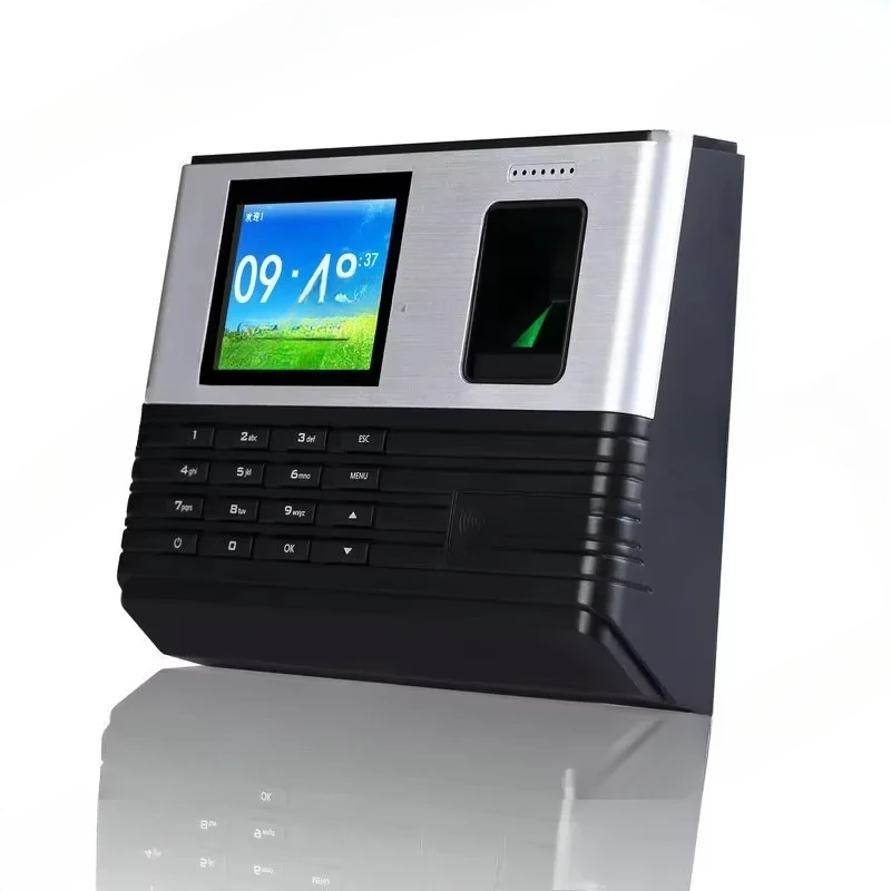 Biometric Fingerprint Time Attendance System Clock Recorder Employee Recognition Recording Device Electronic Machine