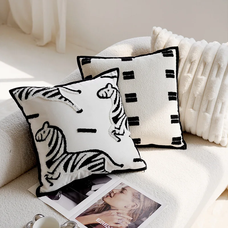 30x50/45x45CM Animal Retro Throw Pillow Cover Nordic Simple Luxury Stamping Waist Cushion Cover Decor Home Decorative Pillowcase