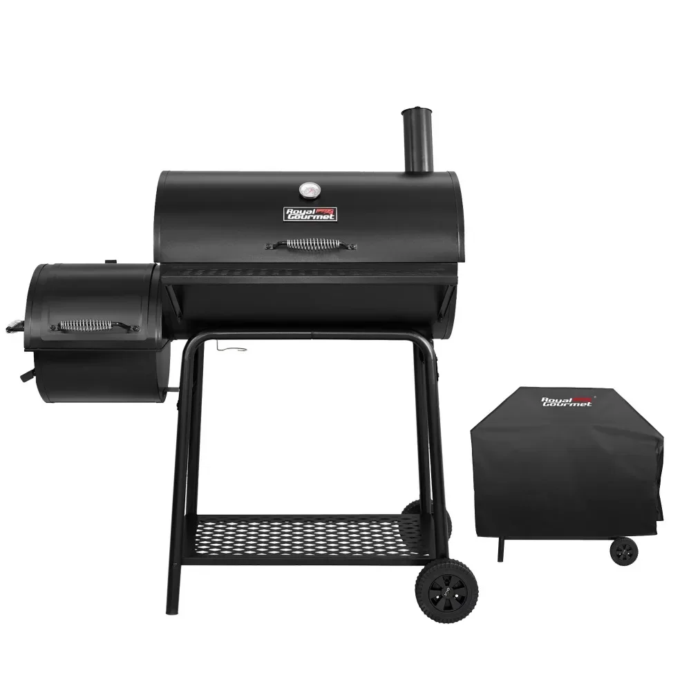 

30" Charcoal Grill With Offset Smoker Camping Equipment Freight Free Camp Supplies Barbecue Stove Camp Cooking Supplies