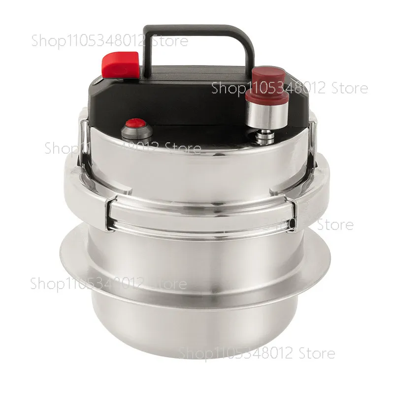 Outdoor portable pressure cooker 1.6L self-driving camping car home pressure cooker induction cooker soup cooking pot