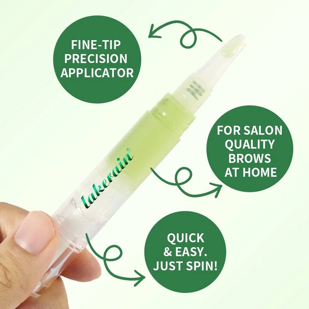 Lakerain Set di bacchette per cera per sopracciglia Formula delicata Facile salone fai-da-te Set per la depilazione del viso per sopracciglia con capelli lisci a lunga durata