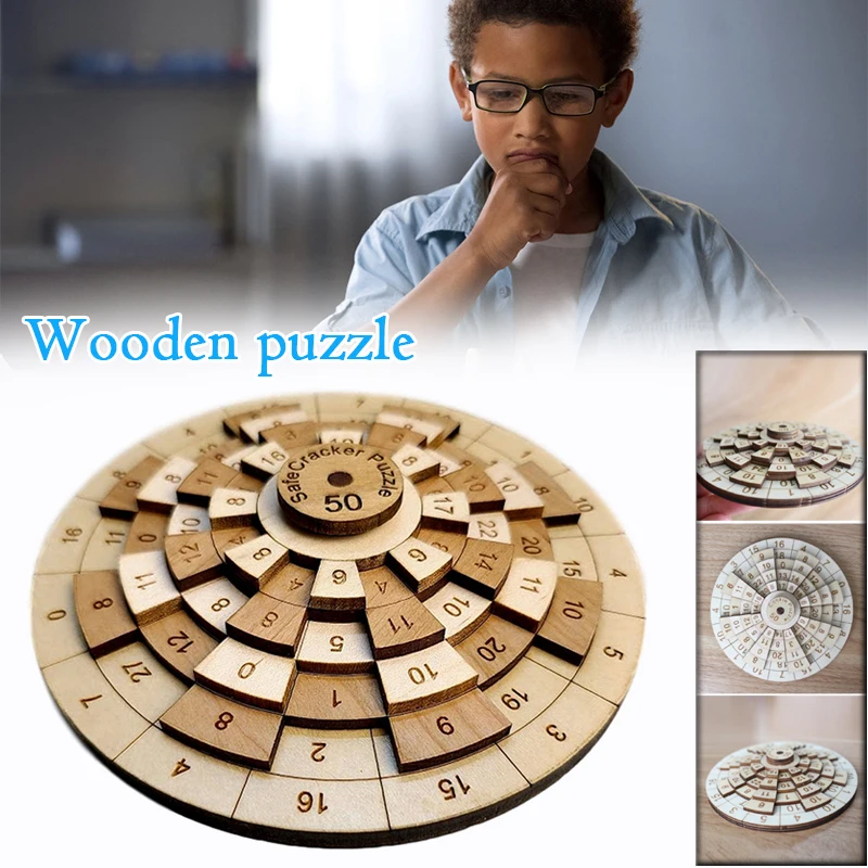 

Wooden Puzzle Adult Toys Mathematical Brain Teasers Intelligence Development Toy