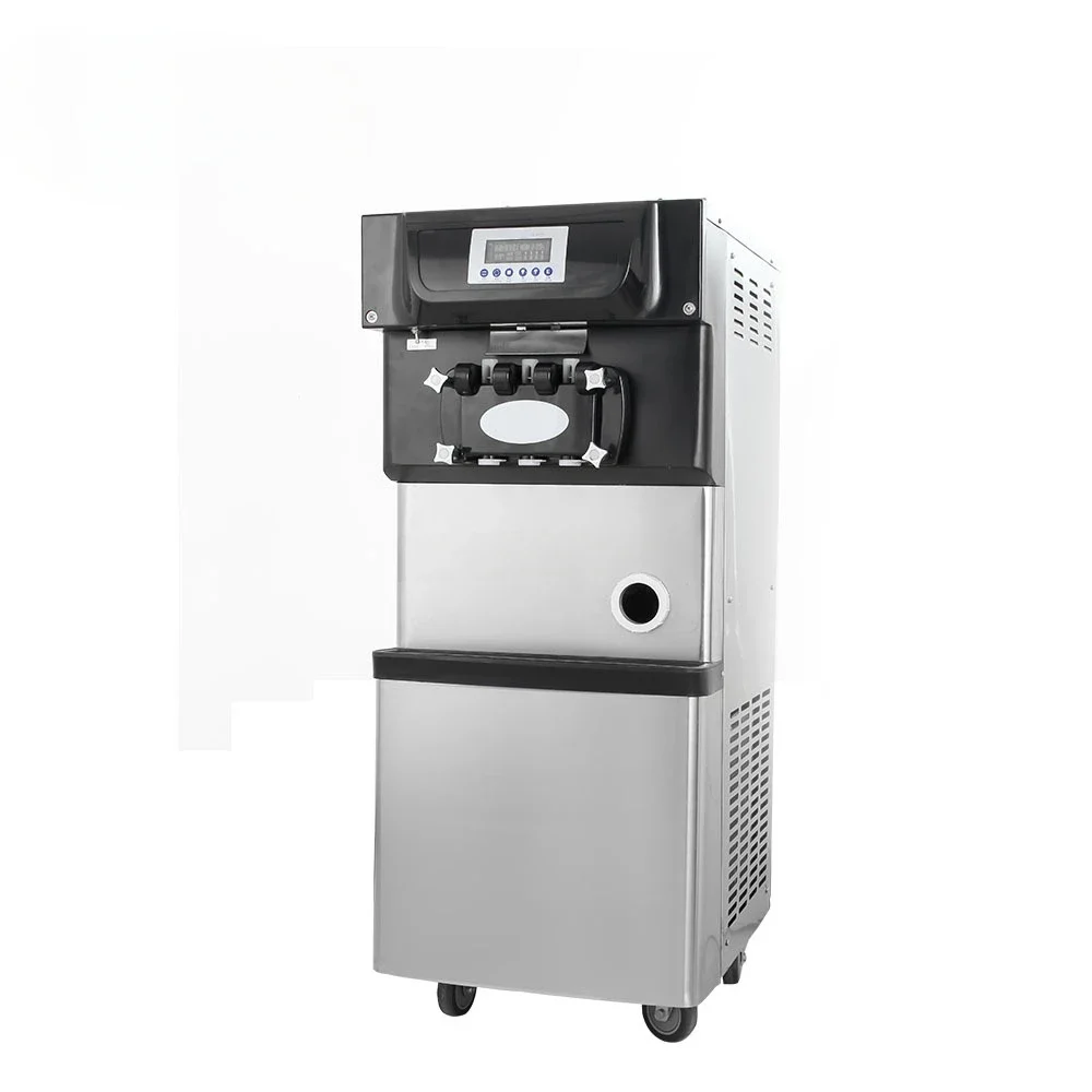 

BQL208 Commercial Stand 3 Flavor Soft Ice Cream Machine 540*750*1380mm