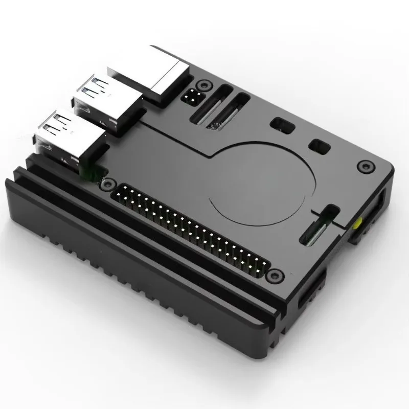 CNC Aluminum Ultra-Thin Case for Raspberry Pi 5 (5B) – Passive Cooling Shell