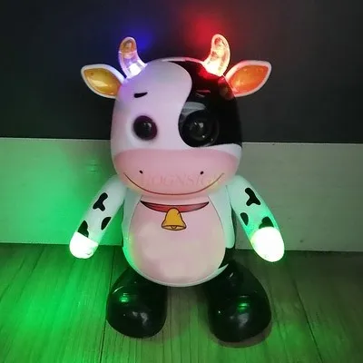 Electric dance Little cute cow light concert Dance Little cow 14 songs toys