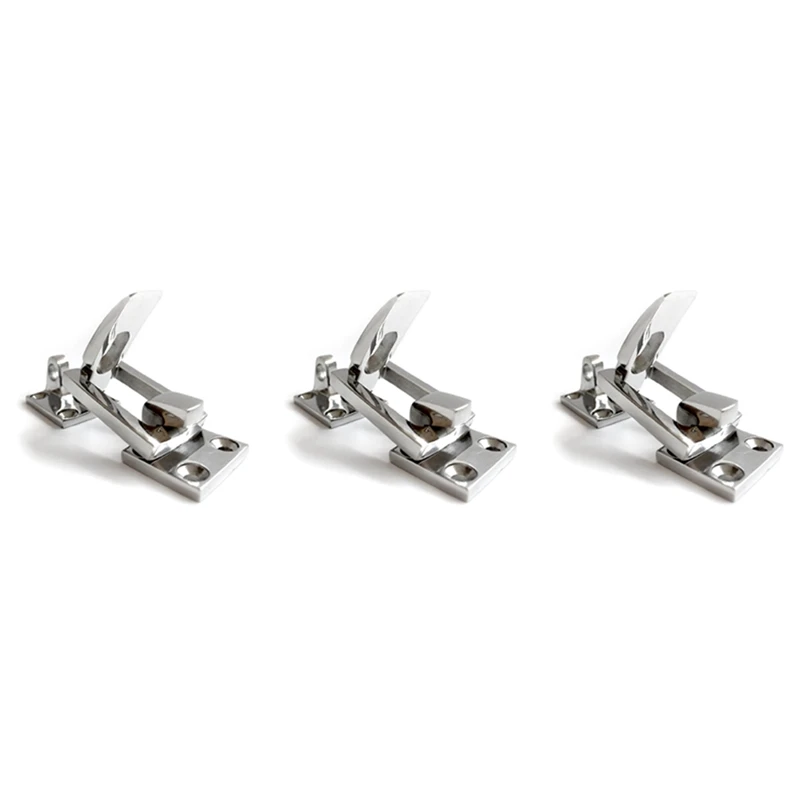 

3X Marine-Grade 316 Stainless Steel Boat Deck Locker Hatch Anti-Rattle Latch Fastener Clamp Marine Hardware Accessories