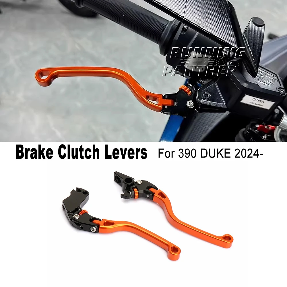 

New Motorcycle Accessories Orange Brake Clutch Levers Kit For 390 2024