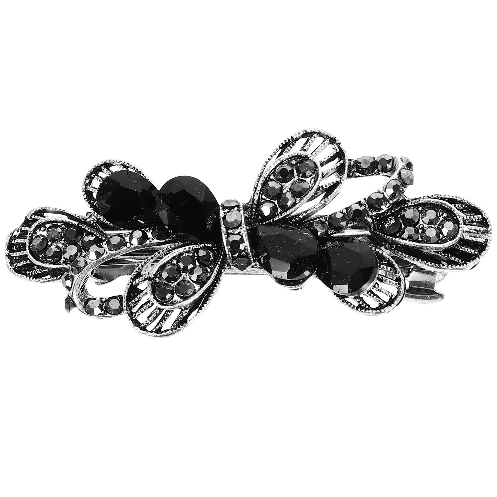 

Bridal Rhinestone Hair Clip Barrettes Bride Clips Wedding Rave Metal Temperament Miss