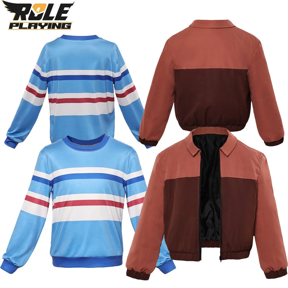 

Unisex 90cm-150cm Will Byers Cosplay Shirt Coat Costume TV ST Disguise Jacket Top Clothing Outfit Halloween Carnival Party Suit