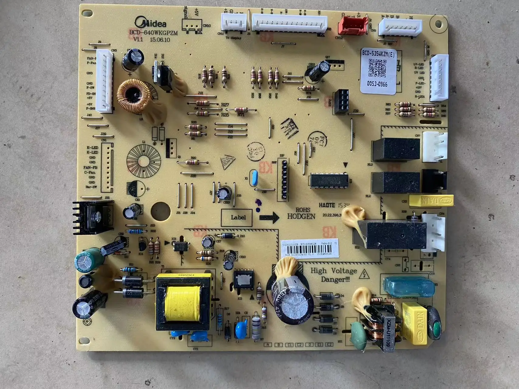 

BCD-535WKGZM 5023010100DB тестовая материнская плата (OK)