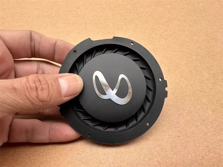 GHXAMP 3 pollici 83mm Black Metal Bass diaframma bass speaker radiatore guadagno per Infinity 2pcs