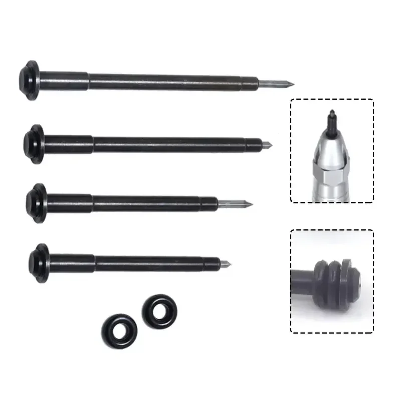 4 PCS Pneumatic Engraving Pen Precision Tip Tool, Air Scribe/Etcher Lettering Tool, Mini DIY Pencil Engraving Tool