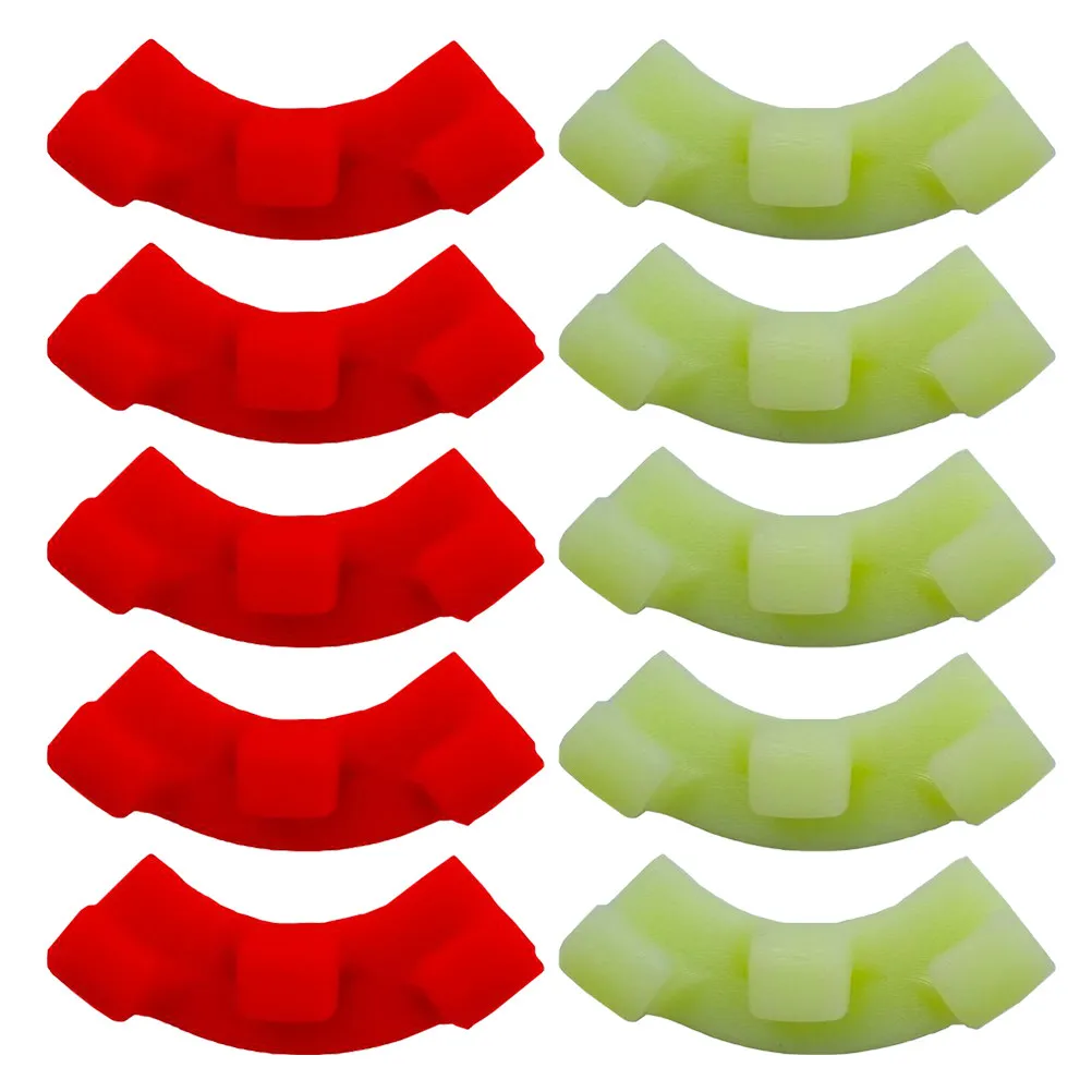 1Set 90 Degree Plant Benders Plastic Plant Helper for Garden 5 Red 5 Green Branch Clips Garden Tools Gardening Supplies
