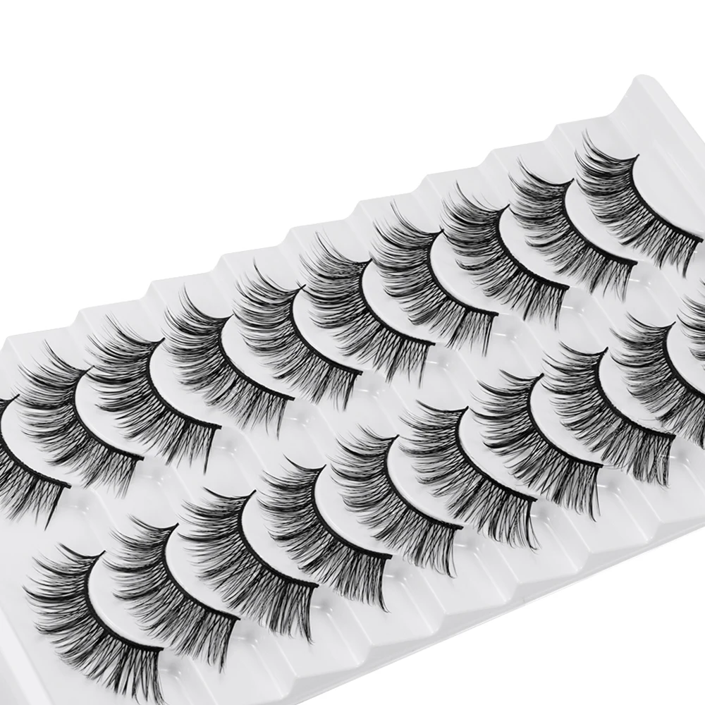 Beauty Full Strip False Eyelashes Natrual Long Cruelty-free Fake Eyelash Handmade Eye Makeup Tools Eye Lash Extension