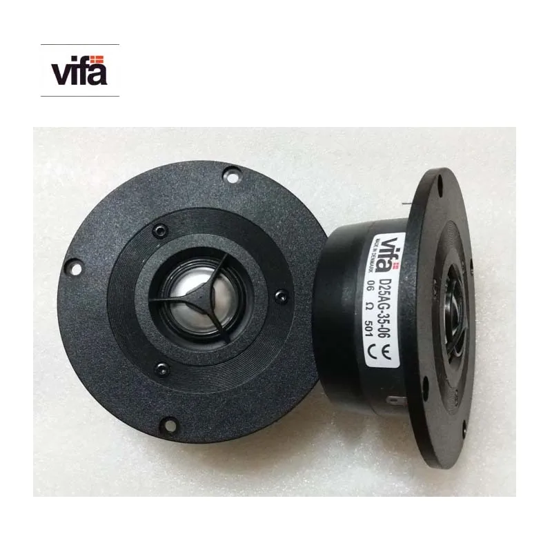 1Pieces （1 speakers） Vifa D25AG-35 4-Inch Tweeter Driver Unit Aluminum Film Dual Magnet Neodymium Iron PCM Dedicated 6 Ohm/100W