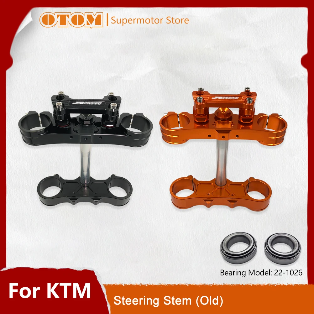 

OTOM Motorcycle Old Steering Column Assembly Triple Clamps Stem Riser Adaptor For KTM SX SXF EXC XCW XCFW EXCF 125-530 Motocross