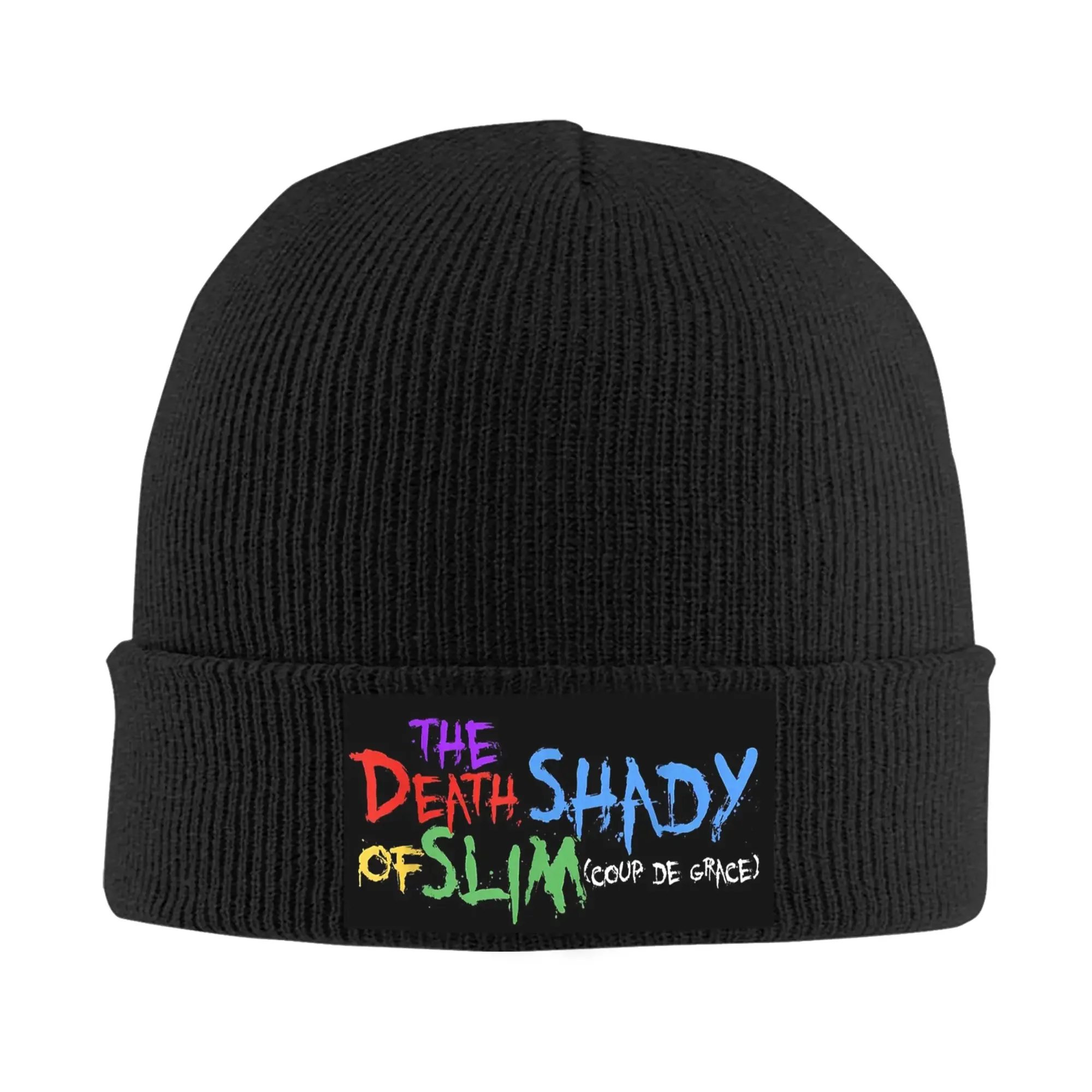 The Death Of Slim Shady Eminem Warm Knitted Cap Winter Knit Bonnet Hat Skullies Beanies Hip Hop Caps for Unisex