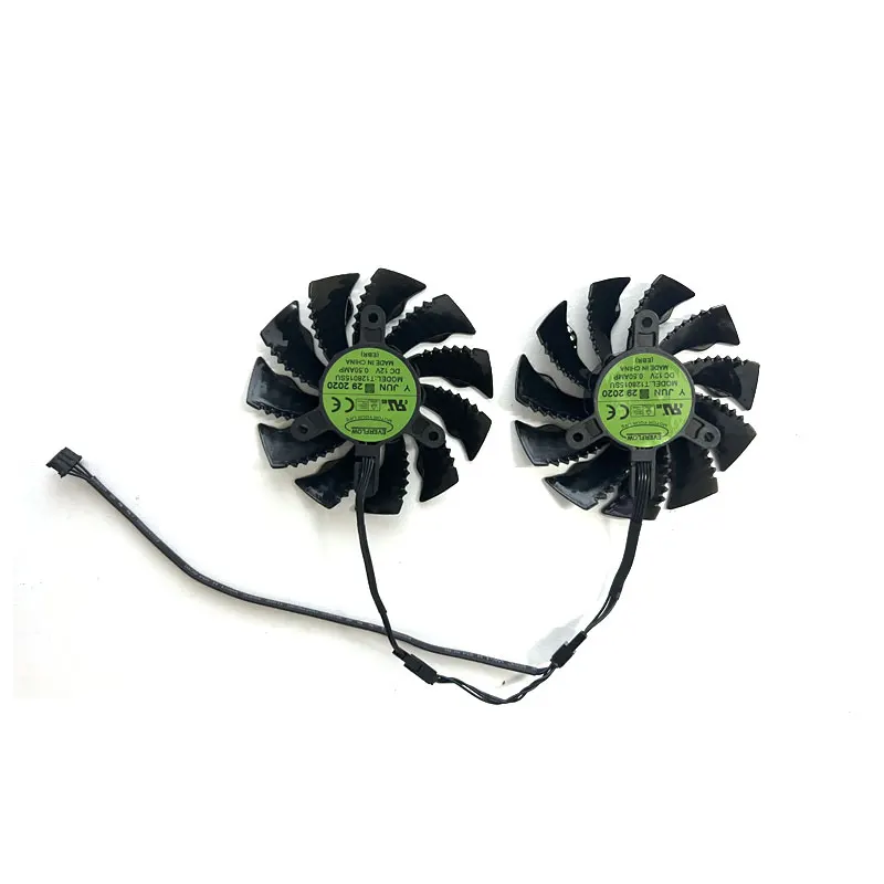 2 fans New for Gigabyte GTX950 960 WindForce 2X OC graphics card replacement fan T129215SU/PLD09215S12HH