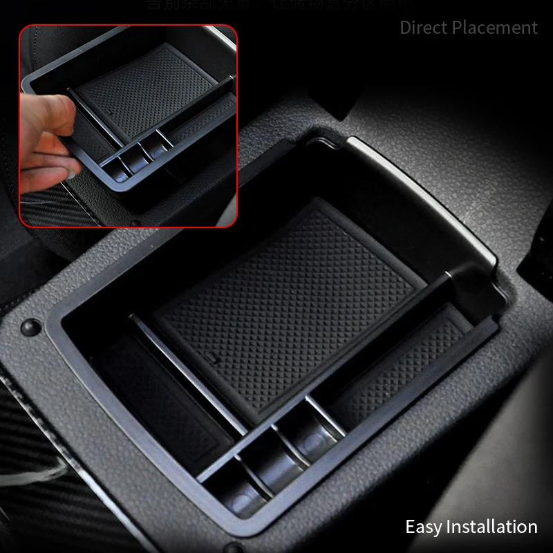 For VW Volkswagen Golf 7 MK7 R GTI Car Styling Storage and Organization of the Storage Box in the Center Console Armrest Box