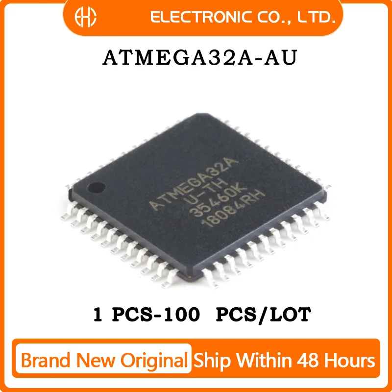 1PCS/10PCS/50PCS/100PCS ATMEGA32A-AU IC MCU 8BIT 32KB FLASH 44TQFP Brand New Original IC Chip