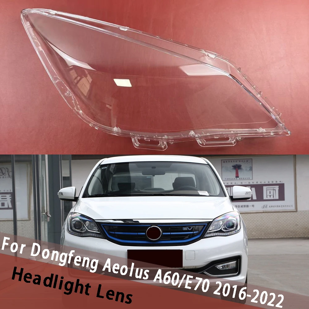 

For Dongfeng Aeolus A60/E70 2016-2022 Automotive Accessories Replace Transparent PC Car Lights Shell Dust Cover Headlight Shade