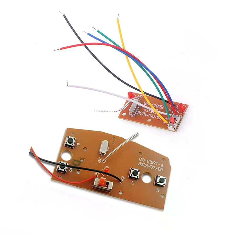 /GJ/Four Channel Transmitter Receiver Board For RC Car Remote Control Toys Parts Module High Quality Circuit Board PCBA 2.4G