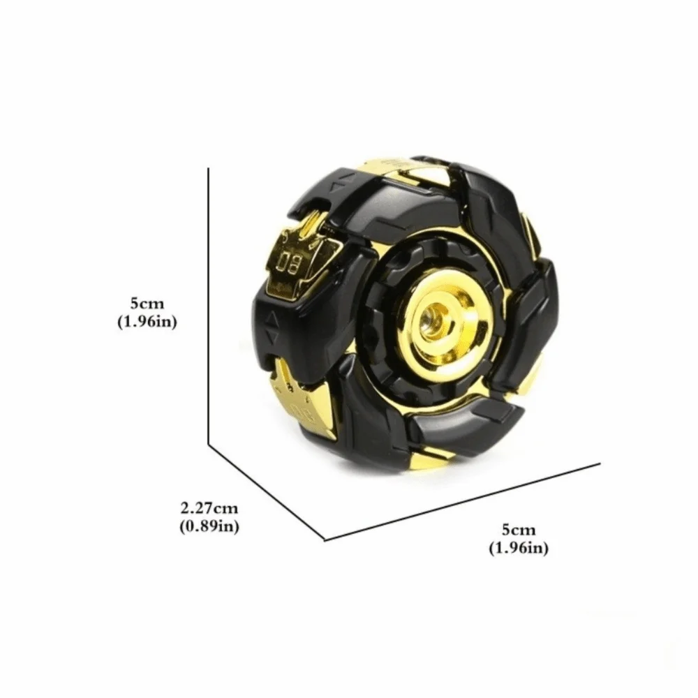 Adult Mechanical Fidget Spinner Deformable Smooth Spin Spinning Premium Alloy Magnetic Metal Fidget Sliders Office Relaxation view 6