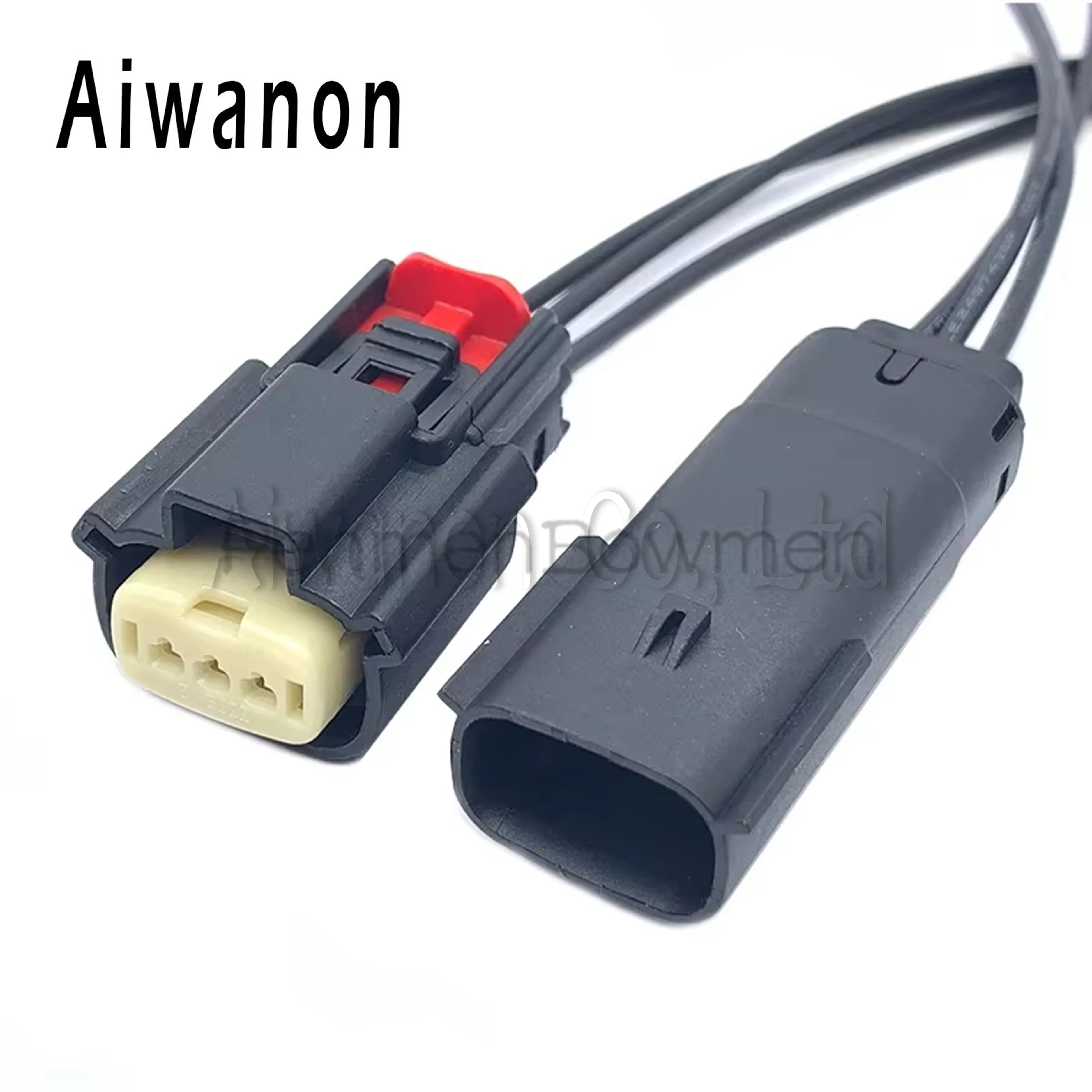 

1 Set 3 Pin Auto Gear Steering Booster Pump Electrical Cable Connectors Female Male Wire Harness Plug 33471-0301 33481-0301