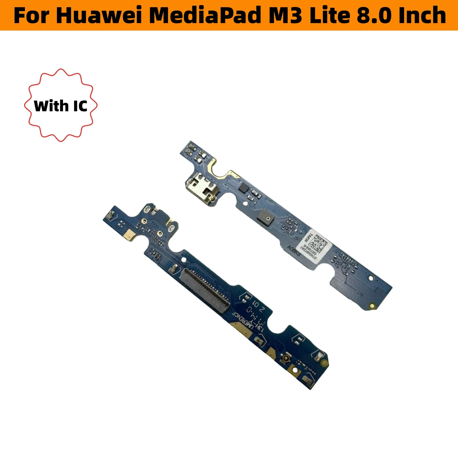 USB Charger Dock Flex Cable Connector Board Charging Port Parts For Huawei MediaPad M3 Lite 8.0 Inch CPN-W09 CPN-AL00 CPN-L09