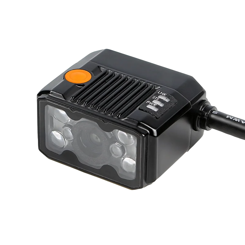 Barcode Scanner para Transportador Industrial, Fixo Scanner Industrial, Fixo Smart Code Reader, 1D, 2D, QR, DPM