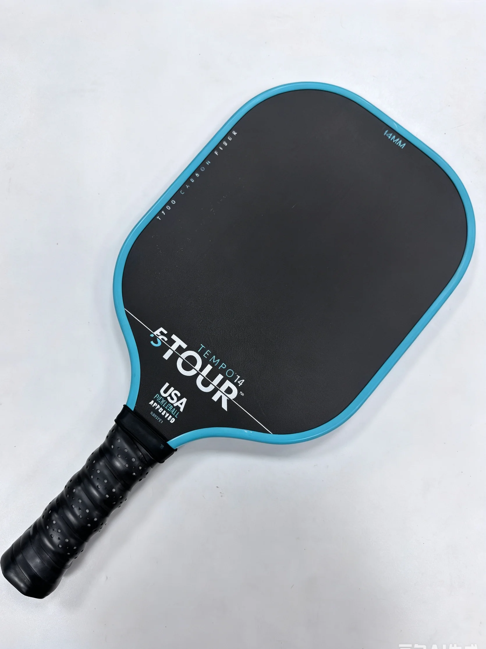 USAPA Approved 14mm T700 Carbon Fiber Pickleball Racket, Rough Textured Surface Pickleball Paddle for Pro Training and Tournamen