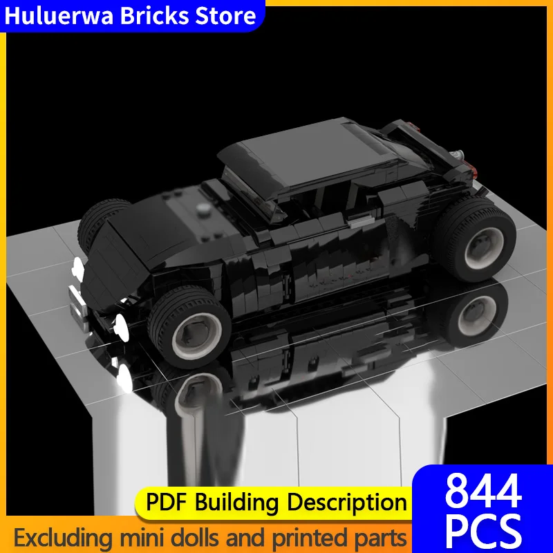 

Speed Racing Car Model MOC Building Bricks Beetle High-Speed Modified Vehicle Modular Technology Gifts Holiday Assemble Toy Suit