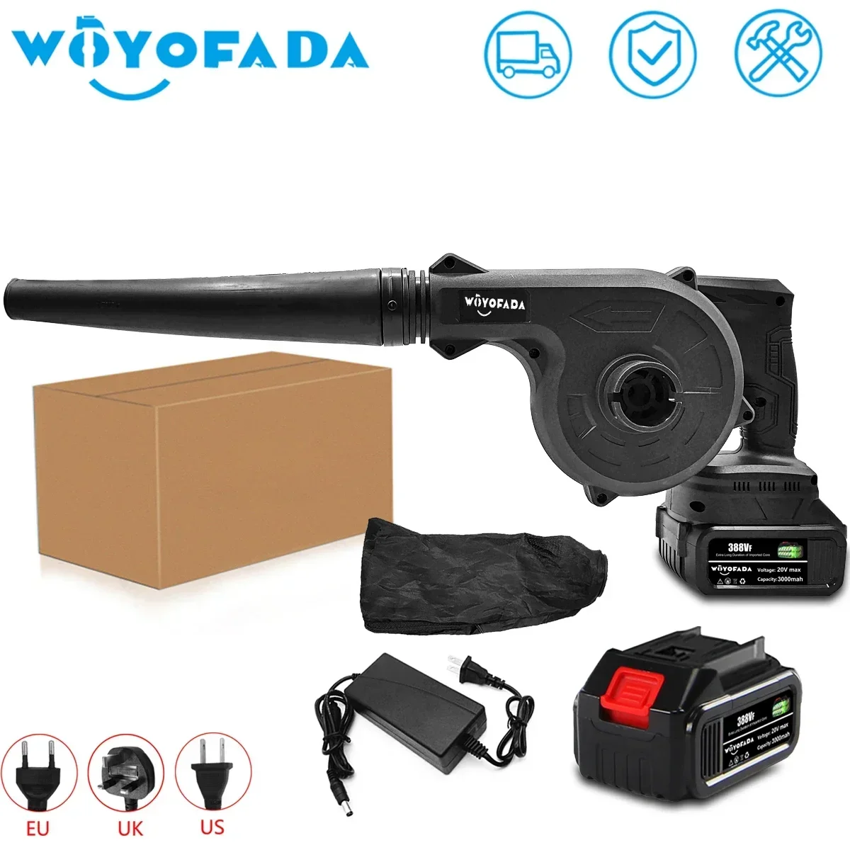 Ventilador de ar sem Fio para Makita Sopro de Poeira Coletor de Computador Ferramenta Elétrica Manual Aspirador Bateria 18v