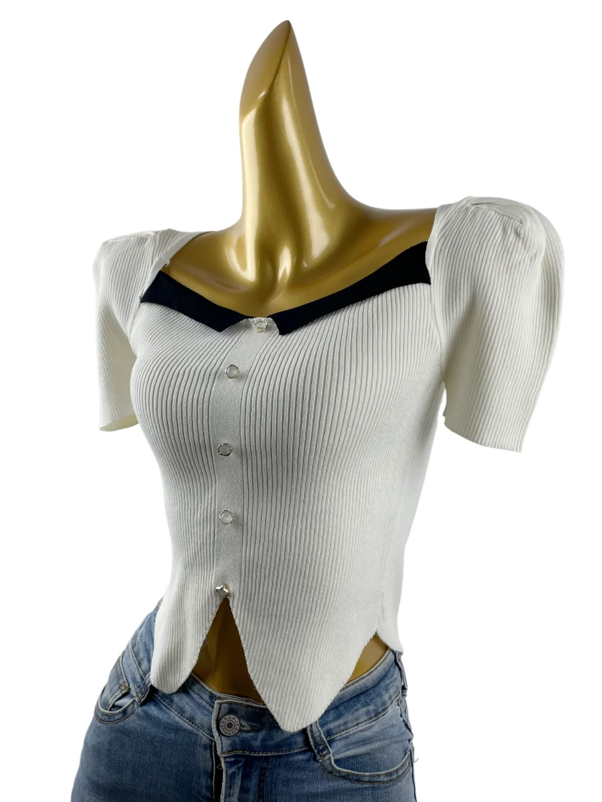 

Ele Knitted ort Sve Slim Fit Square Ne Top Women's Faion Весна Лето Новый Sle Корейская версия Commute Sle