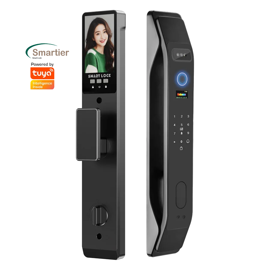 

Glomarket Smart Tuya Door Lock Fingerprint Password Remote Unlock Virtual Digital Password 3D Face Smart Lock