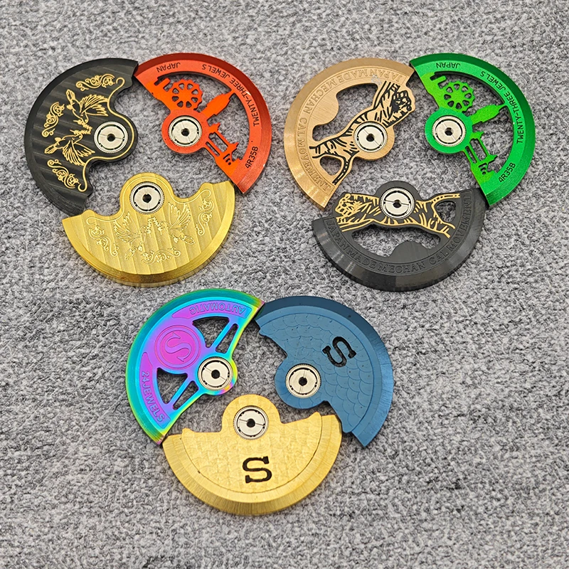 New NH35 Movement Rotor Circular Rotor Suitable For NH35 NH3636 4R 7S Movement Rabbit shape Watch Modified Rotor