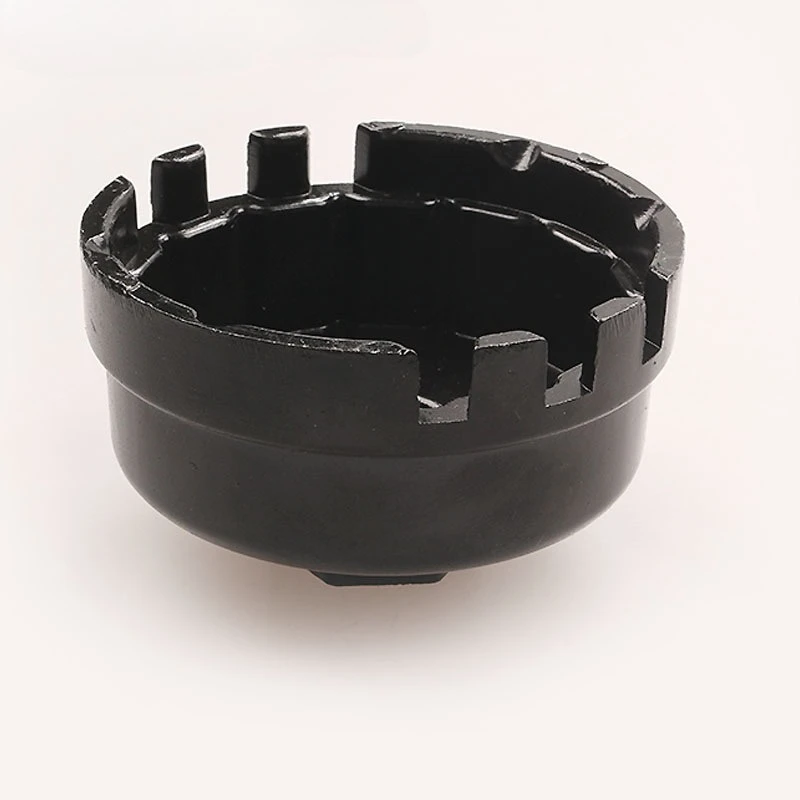 Oil Filter Cap Wrench Cup 65MM 14 Flutes Aluminum Car Filter Cover Cap Wrench Housing Remover Tool for Toyota 4 Cylinder Lexus