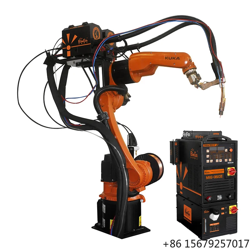 BINGO New High-performance Full-Automatic 350A MIG Welding Machine Robot Interface High-Efficiency Industrial Welding 85% Duty