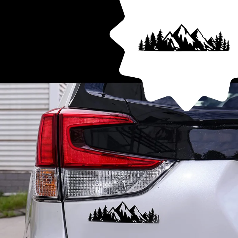 

1 шт. 20*5 см наклейка на кузов автомобиля, украшение на бампер багажника, черная/белая наклейка внешнего вида, закрывающая царапины, автомобильные аксессуары