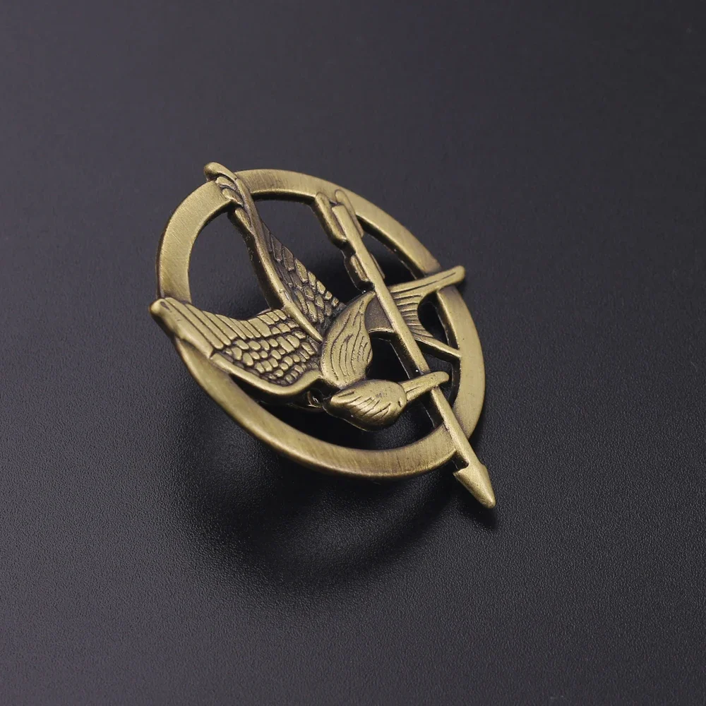 Fashion Trendy Jewelry The Hunger Games Popular Punk Vintage Style Birds Brooches Universal Costume Jewellery Accessories