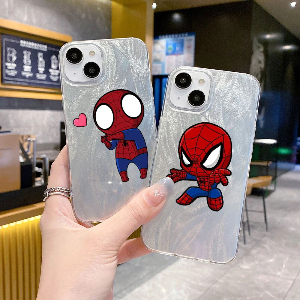 Cute Spider-Man Marvel Phone Case Cover FOR VIVO Y51 Y51A Y50 Y36 Y35 Y33 Y33T Y30 Y30G Y28 Y27 Y20 Y20G I S 5G