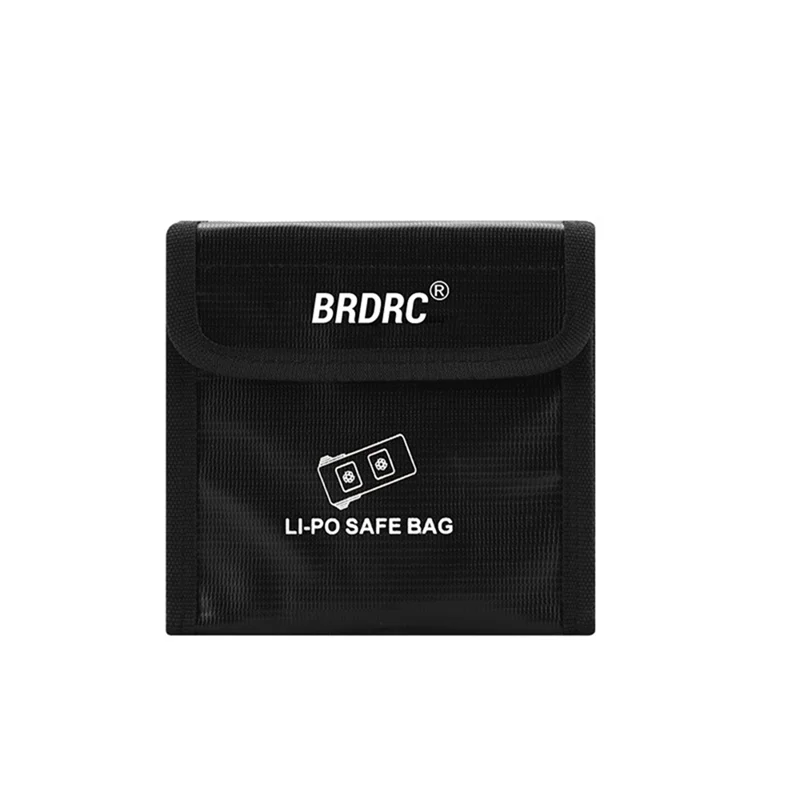 BRDRC for DJI Mavic 3/3 Pro Drone LiPo Battery Safe Bag Explosion-Proof Protective Bag Battery Case, for 2 batteries