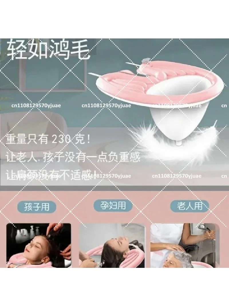 Foldable Hair Washing Basin Portable Shampoo Tray for Bedridden Elderly Adults Kids Home Use
