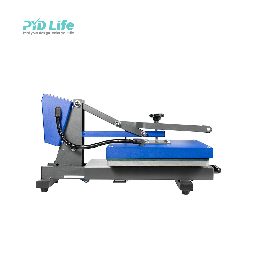 PYD Life Hot Sale Auto Drawer Blue 38x38 40x50 40x60 cm Large Format Sublimation Heat Press Transfer Machine