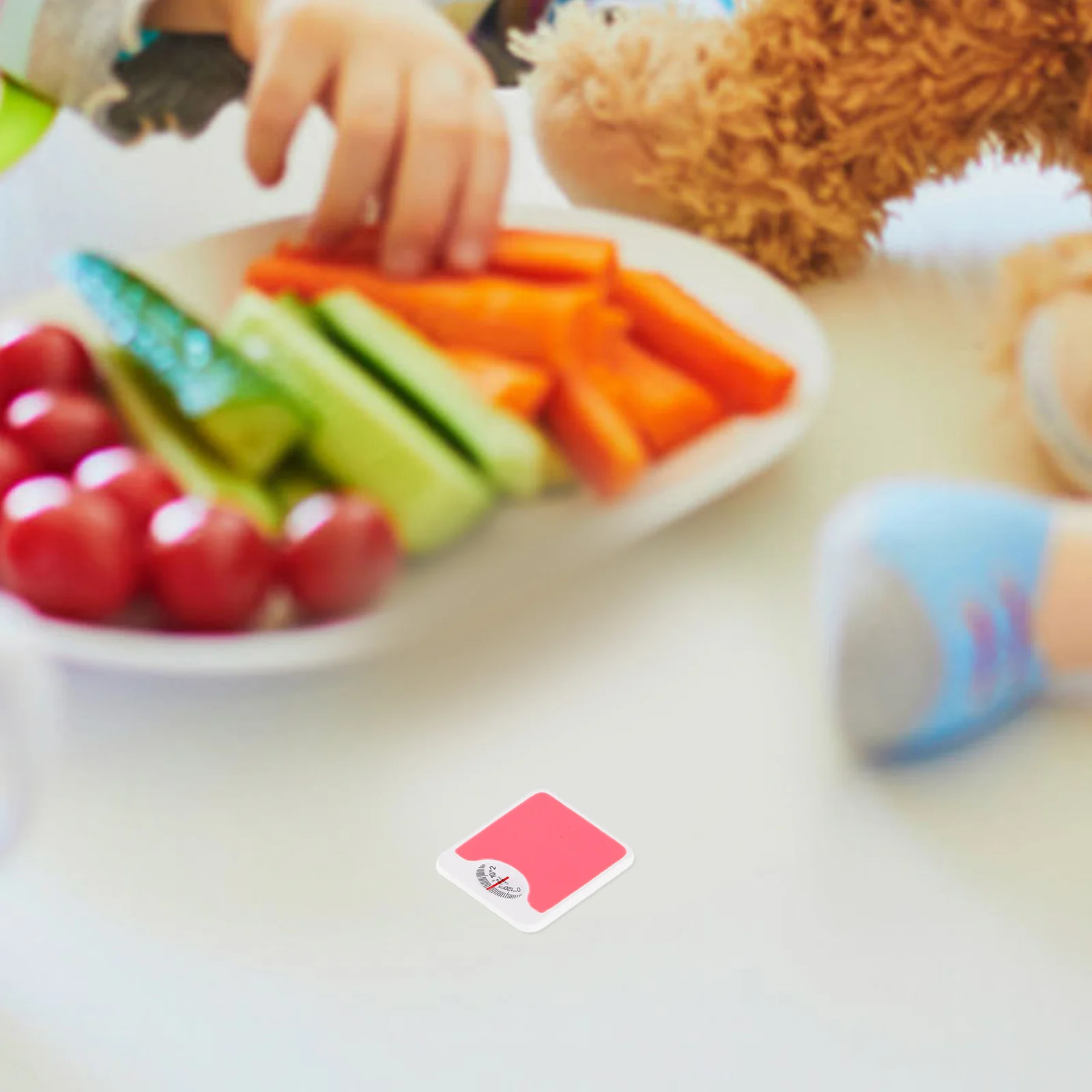 2 Pcs House Scale Tiny Stuff Minature Digital Scales Dollhouse Bathroom Accessories for Body Weight Model
