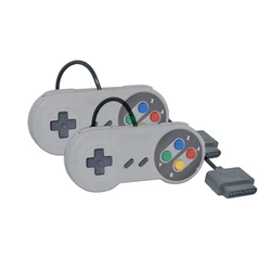 2pcs Wired Game Controller  Gamepad for SNES System Console Control Pad Gamepads