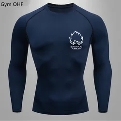 Camiseta deportiva Jiu Jitsu para hombre, camisa de entrenamiento de boxeo, compresa, Rashguard, Muay Thai, Kickboxing