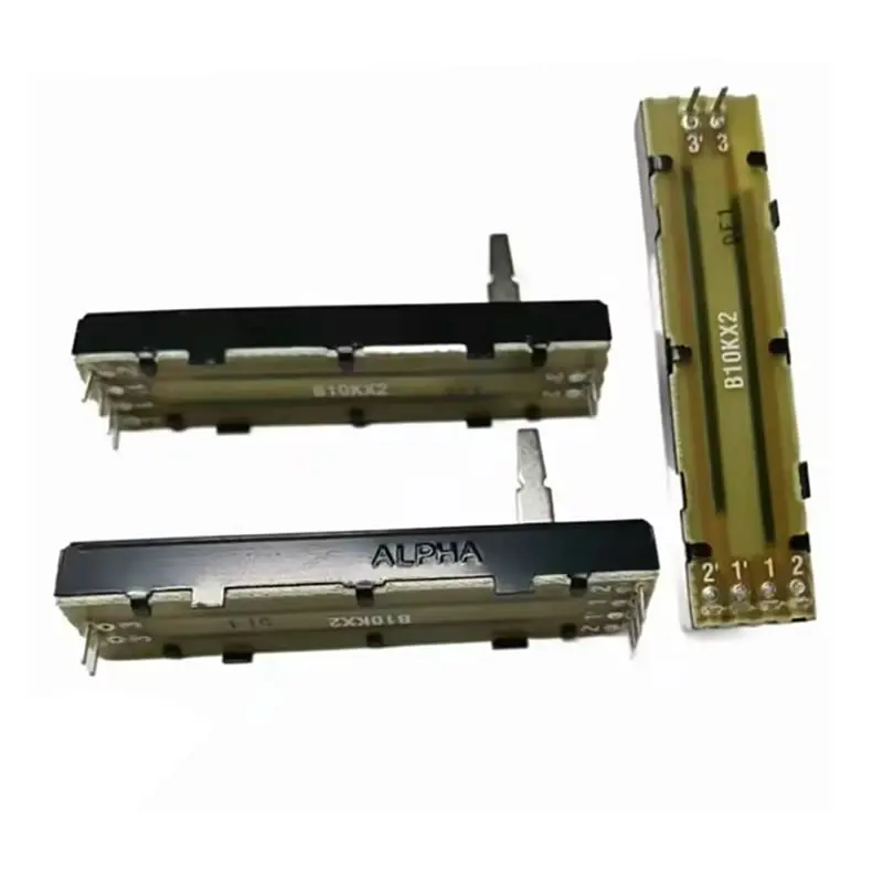 

3 шт./лот раздвижной локатор 72 мм B10KX2 контроллер микшерная консоль толкатель