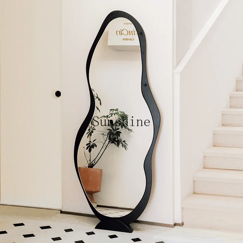 

Large and small apartment modern simple whole body wall-mounted three-dimensional fitting mirror FT