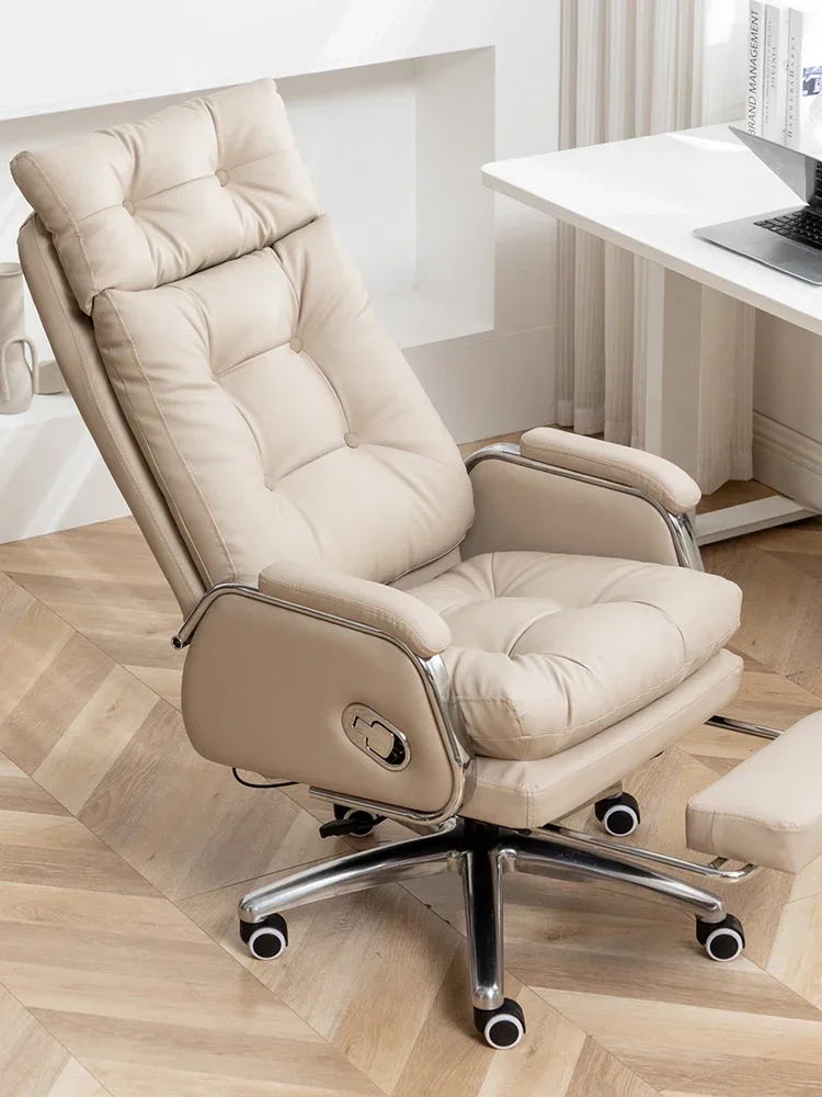 Computer Chair Comfortable Game Student Nordic Office Leg Rest Bedroom Chairs For Living Room Rotating Design Lazy Pc Ergonomic